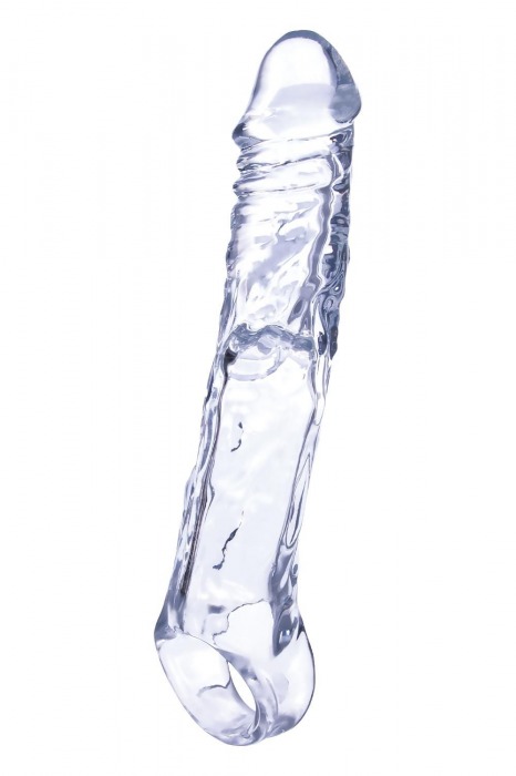 Прозрачная насадка-удлинитель Length Enhancer с подхватом - 22,3 см. - NMC - в Уфе купить с доставкой