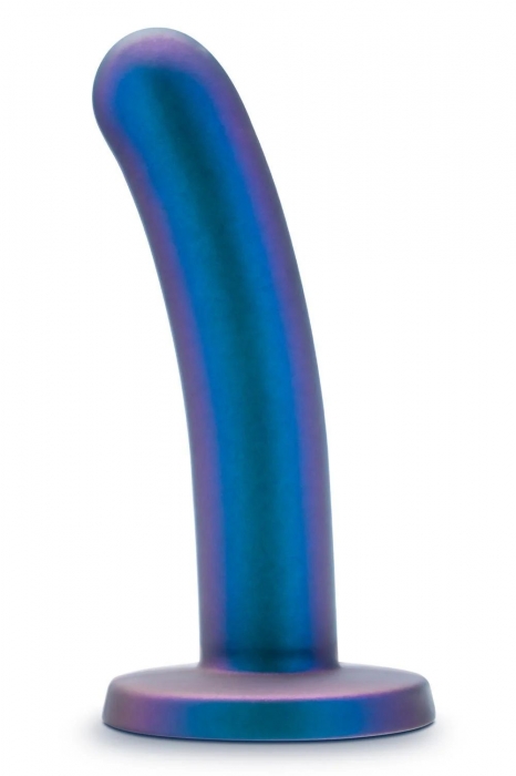 Синяя насадка с гладкой поверхностью Surrender 5.75 Inch Intermediate Pegging Dildo - 14,6 см. - Blush Novelties - купить с доставкой в Уфе