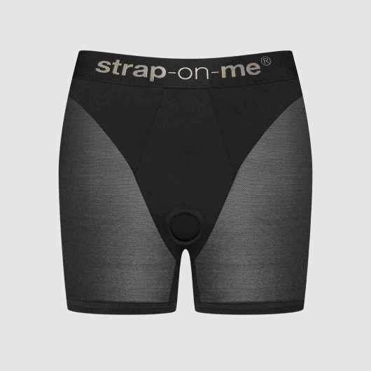 Трусики-шорты для фиксации насадок Strap-on-me Harness Lingerie Halo - size L - Strap-on-me - купить с доставкой в Уфе