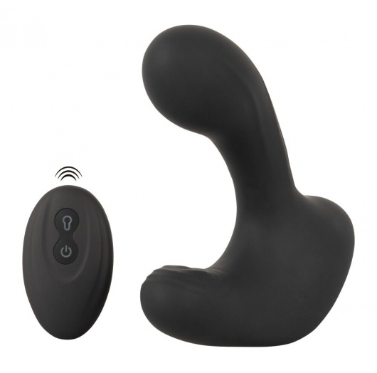 Черная анальная вибропробка с функцией расширения RC Butt Plug with 3 functions - Orion - в Уфе купить с доставкой