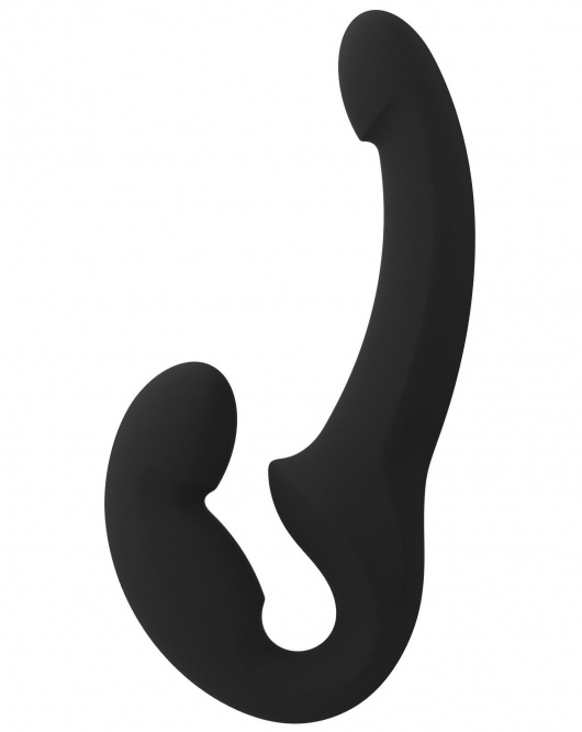 Черный безремневой страпон Share Lite - Fun Factory - купить с доставкой в Уфе