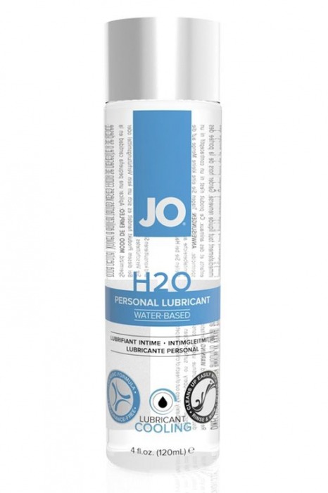 Охлаждающий лубрикант на водной основе JO Personal Lubricant H2O COOLING - 120 мл. - System JO - купить с доставкой в Уфе