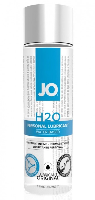 Нейтральный лубрикант на водной основе JO Personal Lubricant H2O - 240 мл. - System JO - купить с доставкой в Уфе