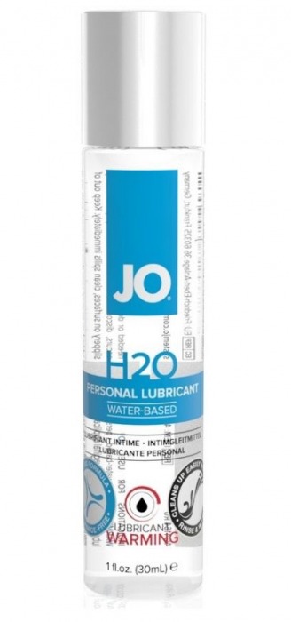 Возбуждающий лубрикант на водной основе JO Personal Lubricant H2O Warming - 30 мл. - System JO - купить с доставкой в Уфе