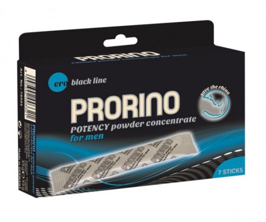 БАД для мужчин PRORINO M black line powder - 7 саше (6 гр.) - Ero - купить с доставкой в Уфе