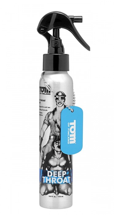 Спрей для лёгкого проникновения во время орального секса Tom of Finland Deep Throat Spray - 118 мл. - Доминирующее кольцо - купить с доставкой в Уфе