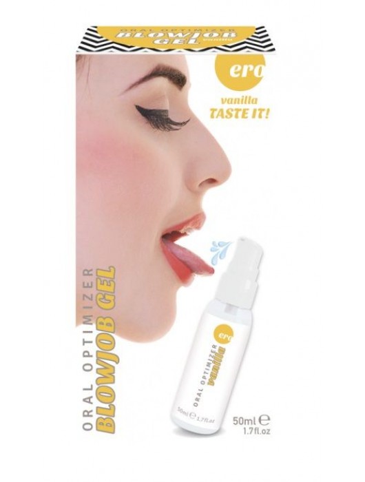 Увлажняющий гель для орального секса с ароматом ванили - 50 мл. - Ero - купить с доставкой в Уфе