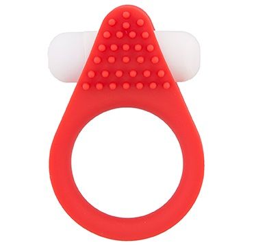 Красное эрекционное кольцо LIT-UP SILICONE STIMU RING 1 RED - Dream Toys - в Уфе купить с доставкой