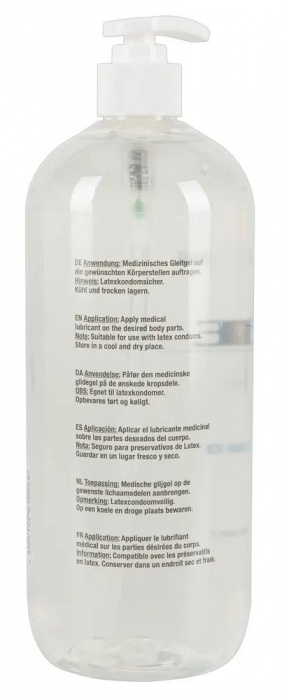 Гель-смазка на водной основе JUSTGLIDE - 1000 мл. - Orion - купить с доставкой в Уфе