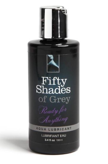 Лубрикант на водной основе Ready for Anything Aqua Lubricant - 100 мл. - Fifty Shades of Grey - купить с доставкой в Уфе