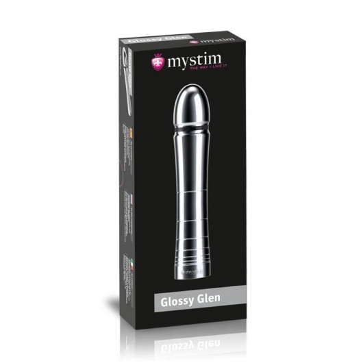 Фаллоимитатор для электростимуляции Glossy Glen Dildo - 14 см. - MyStim - купить с доставкой в Уфе