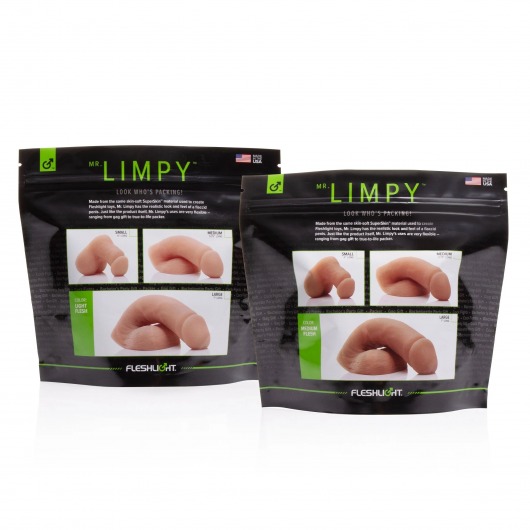 Мягкий имитатор пениса Fleshtone Limpy большого размера - 21,6 см. - Fleshlight - купить с доставкой в Уфе