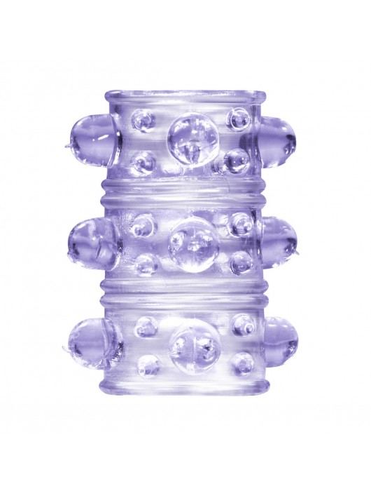 Фиолетовая насадка на пенис Rings Armour - Lola Games - в Уфе купить с доставкой