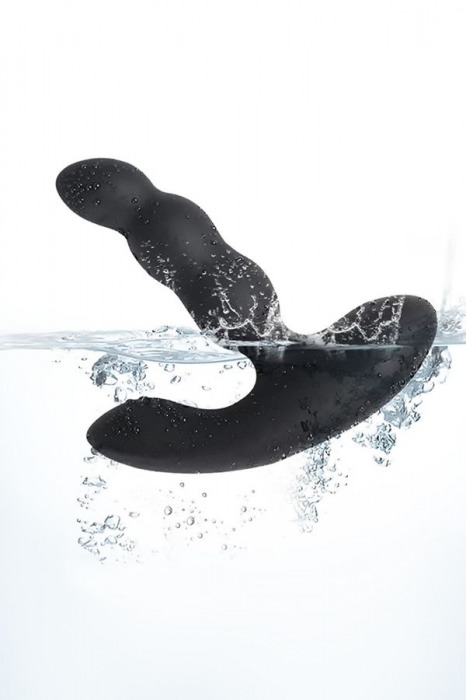 Черный силиконовый стимулятор простаты Levett Nitoc с пультом ДУ - Levett - в Уфе купить с доставкой