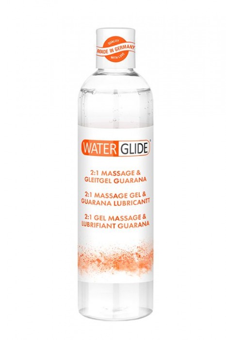 Гель-смазка 2-в-1 MASSAGE   LUBRICANT GUARANA - 300 мл. - Waterglide - купить с доставкой в Уфе