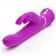 Лиловый вибратор-кролик Curve Rechargeable Rabbit Vibrator - 25,4 см. - Happy Rabbit купить в Уфе с доставкой в Orgasmix.ru Лиловый вибратор-кролик Curve Rechargeable Rabbit Vibrator - 25,4 см. - Happy Rabbit