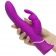 Лиловый вибратор-кролик Curve Rechargeable Rabbit Vibrator - 25,4 см. - Happy Rabbit купить в Уфе с доставкой в Orgasmix.ru Лиловый вибратор-кролик Curve Rechargeable Rabbit Vibrator - 25,4 см. - Happy Rabbit