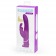 Лиловый вибратор-кролик Curve Rechargeable Rabbit Vibrator - 25,4 см. - Happy Rabbit купить в Уфе с доставкой в Orgasmix.ru Лиловый вибратор-кролик Curve Rechargeable Rabbit Vibrator - 25,4 см. - Happy Rabbit