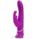Лиловый вибратор-кролик Curve Rechargeable Rabbit Vibrator - 25,4 см. - Happy Rabbit купить в Уфе с доставкой в Orgasmix.ru Лиловый вибратор-кролик Curve Rechargeable Rabbit Vibrator - 25,4 см. - Happy Rabbit