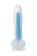 Прозрачно-синий фаллоимитатор, светящийся в темноте, Steve Glow - 20 см. - ToyFa купить с доставкой в интернет-магазине Orgasmix в Уфе Прозрачно-синий фаллоимитатор, светящийся в темноте, Steve Glow - 20 см. - ToyFa