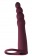 Бордовая вибронасадка для двойного проникновения Bramble - 16,5 см. - Lola Games купить в Уфе с доставкой в Orgasmix.ru Бордовая вибронасадка для двойного проникновения Bramble - 16,5 см. - Lola Games - купить с доставкой в Уфе