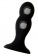Черная анальная втулка Hidro M - 10,5 см. - Erotist Adult Toys в Уфе Черная анальная втулка Hidro M - 10,5 см. - Erotist Adult Toys