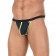 Темно-синие сексуальные трусы-стринги с салатовой окантовкой - Wonderboom купить с доставкой Темно-синие сексуальные трусы-стринги с салатовой окантовкой - Wonderboom купить с доставкой