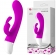 Лиловый вибратор Freda с зайчиком - 18,9 см. - Baile купить в Уфе с доставкой в Orgasmix.ru Лиловый вибратор Freda с зайчиком - 18,9 см. - Baile