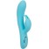 Голубой вибратор-кролик Bunny G - 22,7 см. - California Exotic Novelties купить в Уфе с доставкой в Orgasmix.ru Голубой вибратор-кролик Bunny G - 22,7 см. - California Exotic Novelties