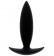 Чёрная мини-пробка для анальной стимуляции BOOTYFUL ANAL PLUG XTRA SMALL BLACK - 9 см. - Dream Toys в Уфе Чёрная мини-пробка для анальной стимуляции BOOTYFUL ANAL PLUG XTRA SMALL BLACK - 9 см. - Dream Toys